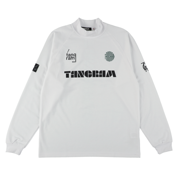 SQUAD AIR MOCKNECK TEE WHITE TGA-MT132