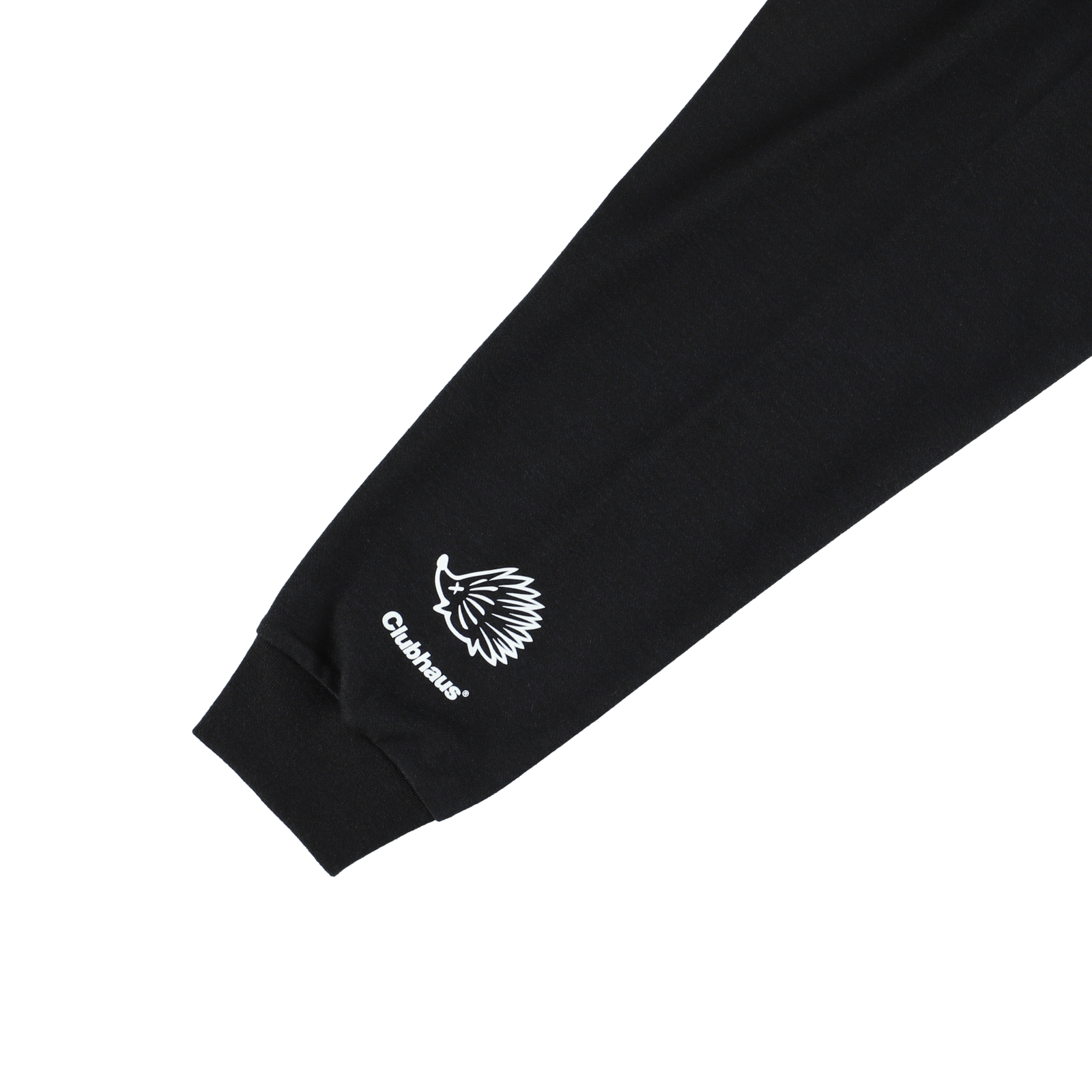 CLUBHAUS × TANGRAM DICE AIR MOCKNECK TEE BLACK TGA-MT143