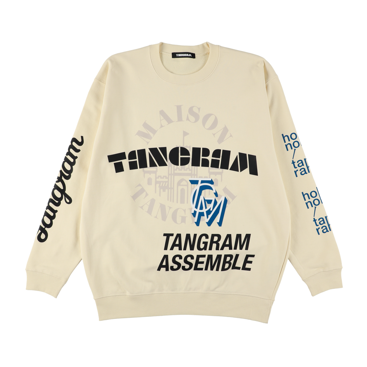 TSL LOGO SWEAT CREW BLACK TGA-MT96 – TANGRAM