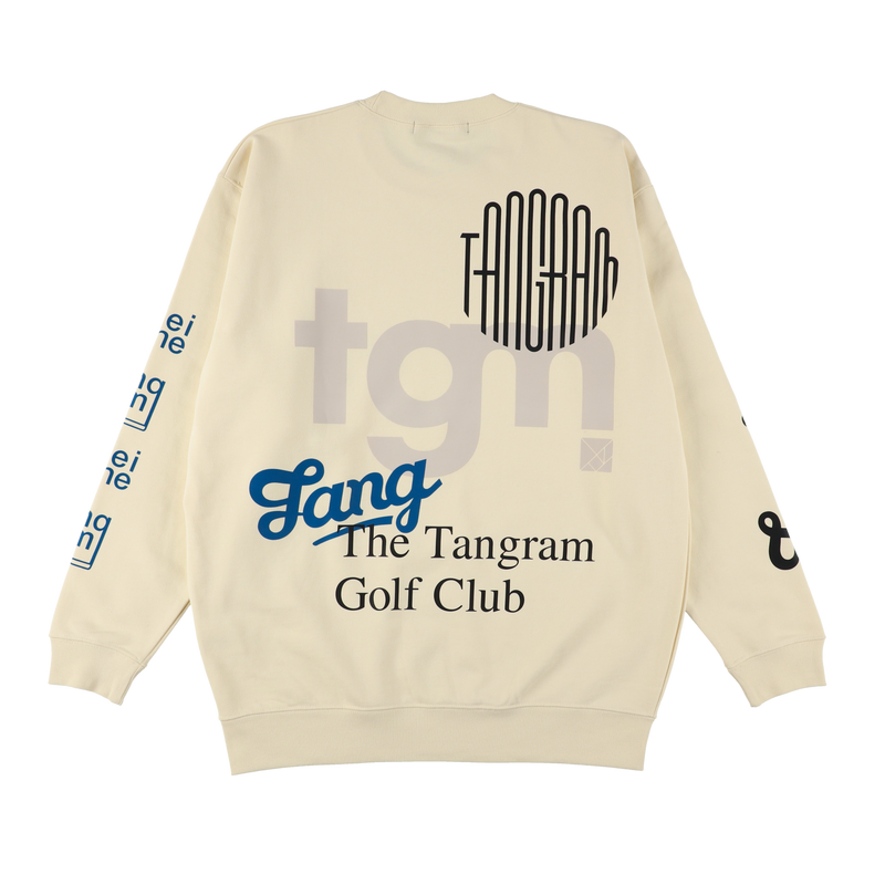 LAYER LOGO SWEAT CREW NATURAL TGA-MT144