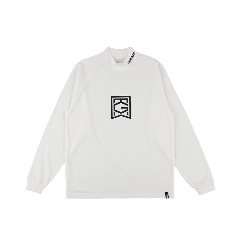 REFLECTOR BACK AIR MOCKNECK TEE WHITE TGA-MT150