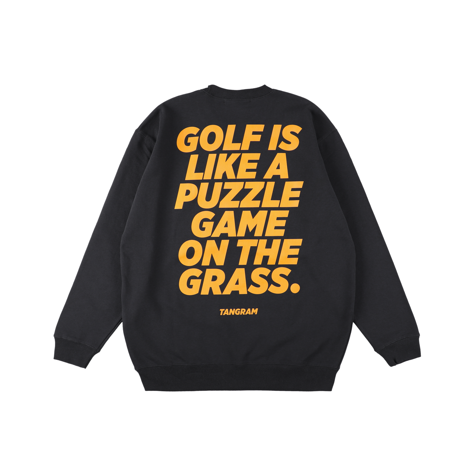 ON THE GRASS COLOR SWEAT CREW NAVY TGA-MT152 – TANGRAM