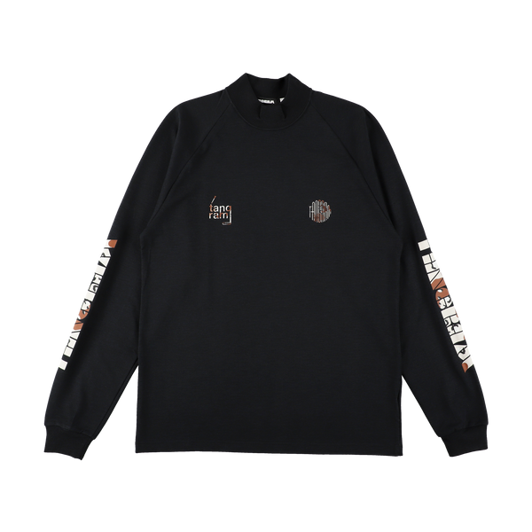 CAMO LOGO AIR MOCKNECK TEE BLACK TGA-MT171