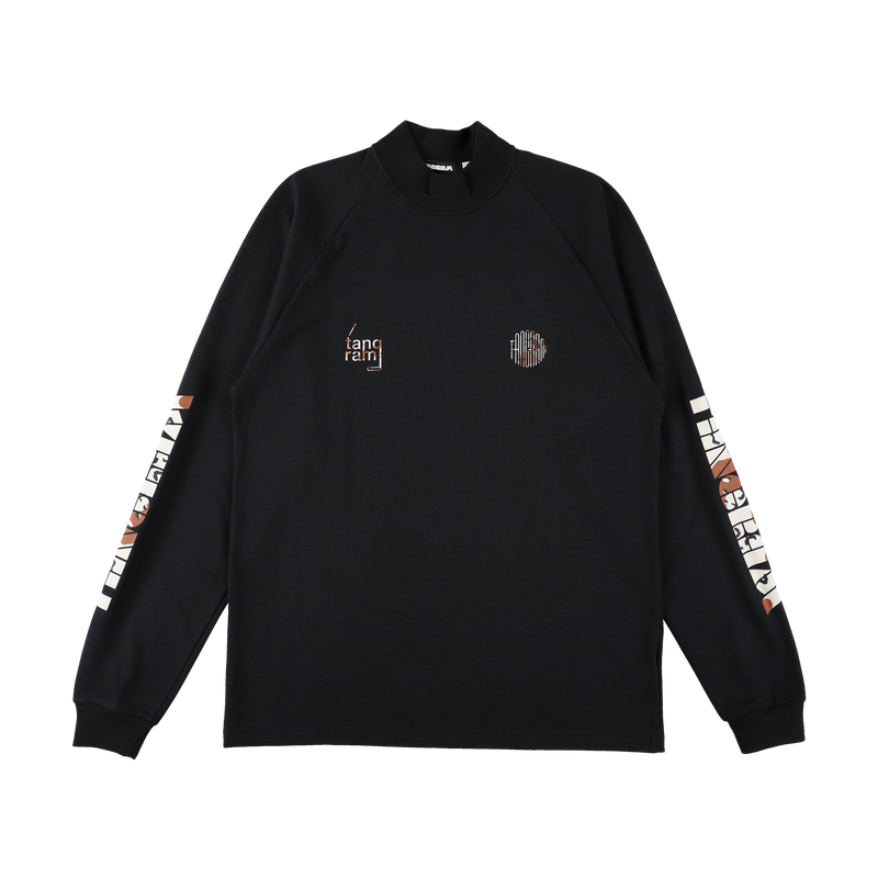 CAMO LOGO AIR MOCKNECK TEE BLACK TGA-MT171