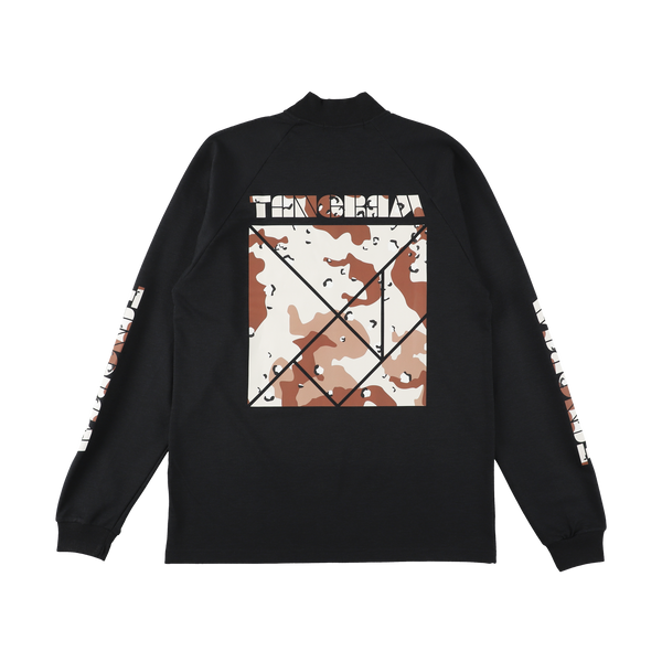 CAMO LOGO AIR MOCKNECK TEE BLACK TGA-MT171