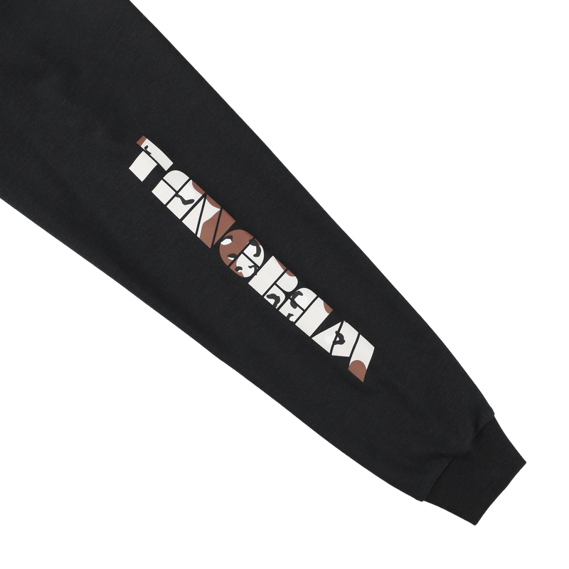 CAMO LOGO AIR MOCKNECK TEE BLACK TGA-MT171