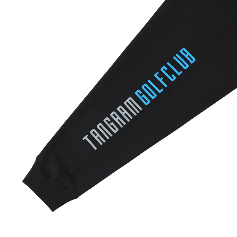 GOLF CLUB PUZZLE CHARACTER SWEAT CREW BLACK TGA-MT174
