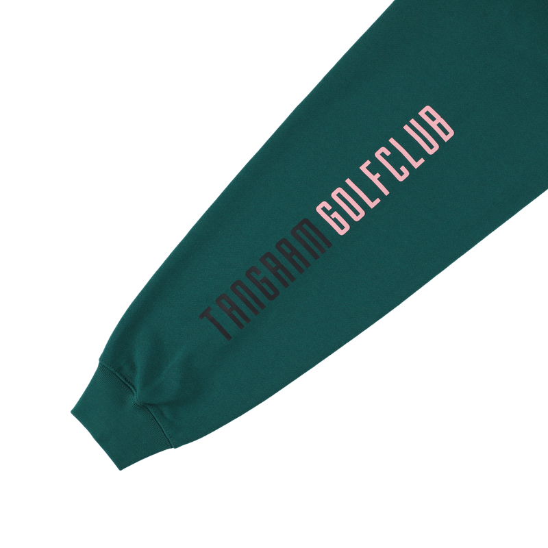 GOLF CLUB PUZZLE CHARACTER SWEAT CREW GREEN TGA-MT174