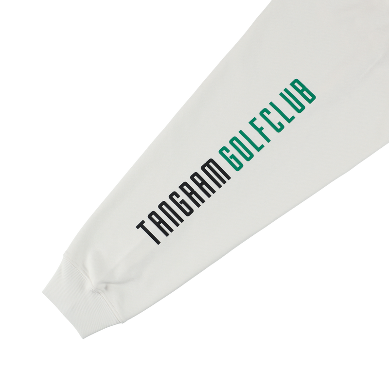 GOLF CLUB PUZZLE CHARACTER SWEAT CREW WHITE TGA-MT174
