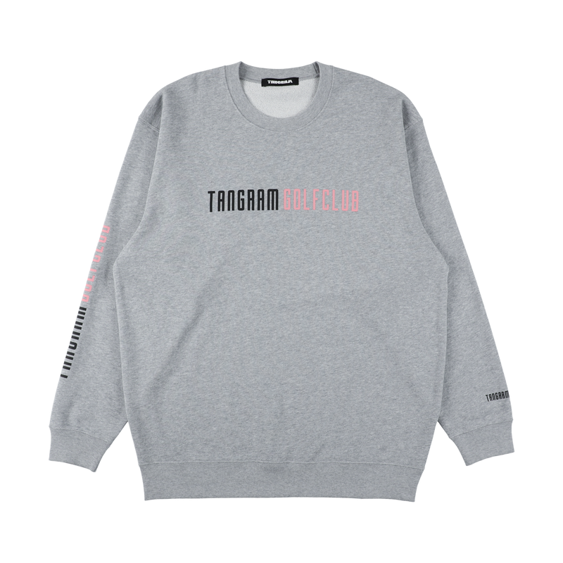 GOLF CLUB HAND ILLUST SWEAT CREW GRAY TGA-MT175
