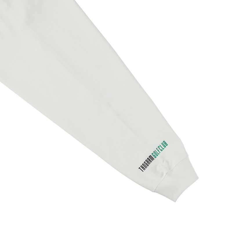 GOLF CLUB HAND ILLUST SWEAT CREW WHITE TGA-MT175