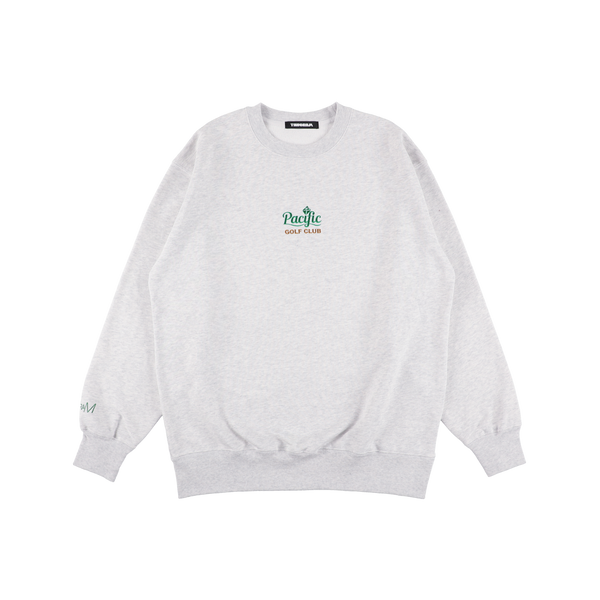 PGC × TANGRAM HEAVY WEIGHT CREW ASH GRAY TGA-MT179