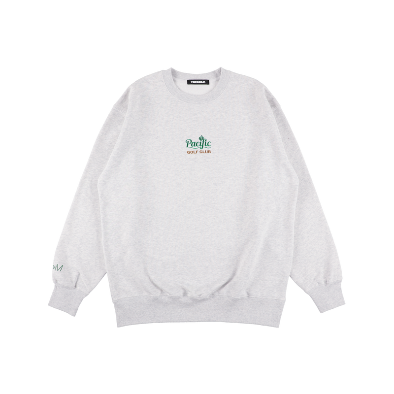 PGC × TANGRAM HEAVY WEIGHT CREW ASH GRAY TGA-MT179