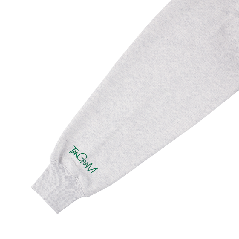 PGC × TANGRAM HEAVY WEIGHT CREW ASH GRAY TGA-MT179