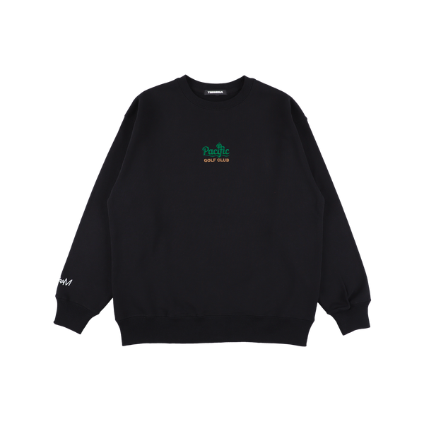 PGC × TANGRAM HEAVY WEIGHT CREW  BLACK TGA-MT179