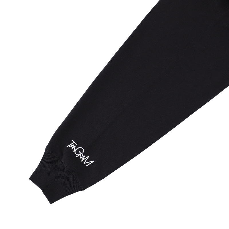 PGC × TANGRAM HEAVY WEIGHT CREW  BLACK TGA-MT179