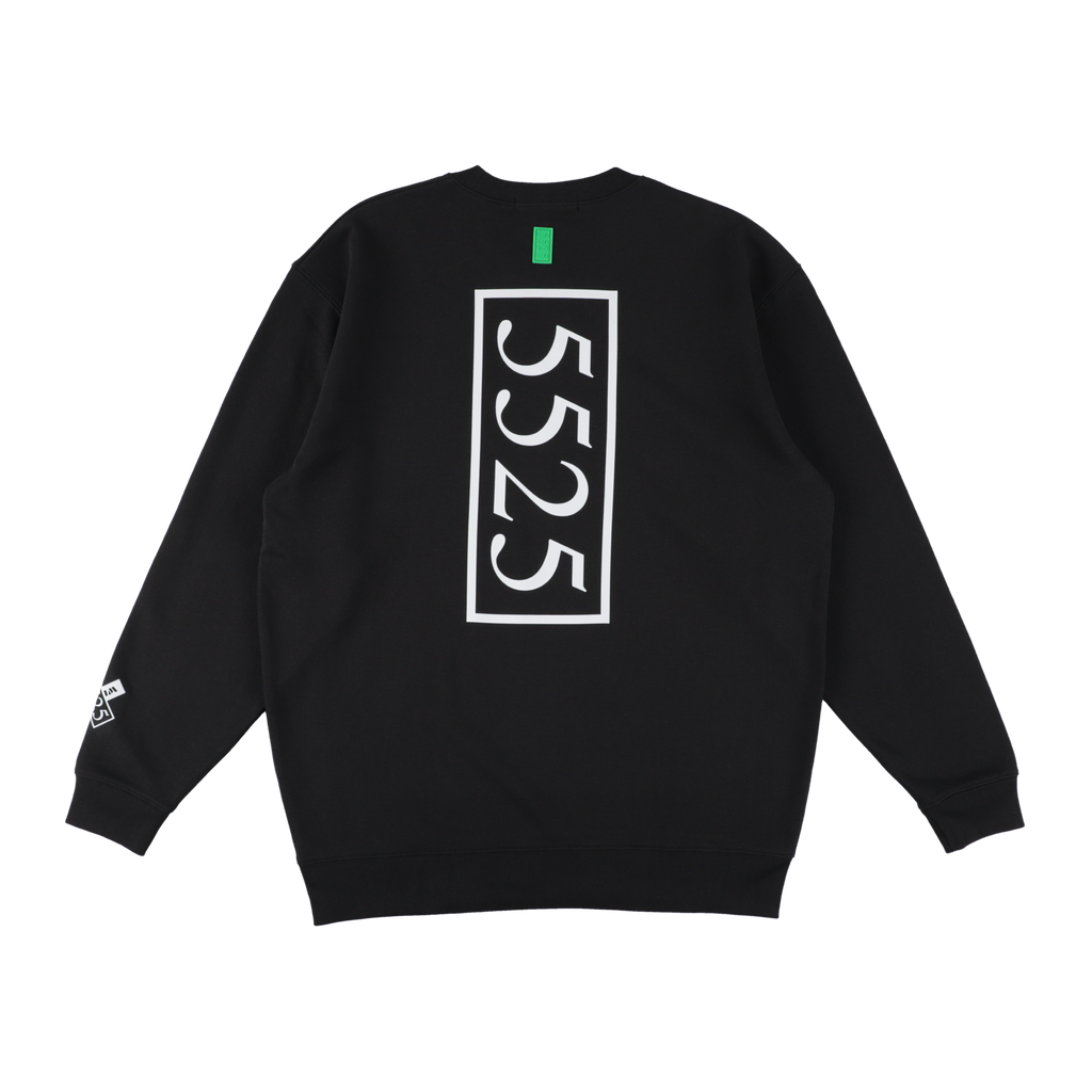 TANGRAM 半袖スウェットブラック Mサイズ 5525 × TANGRAM 5TH ANNIV. SWEAT CREW BLACK TGS-MT200