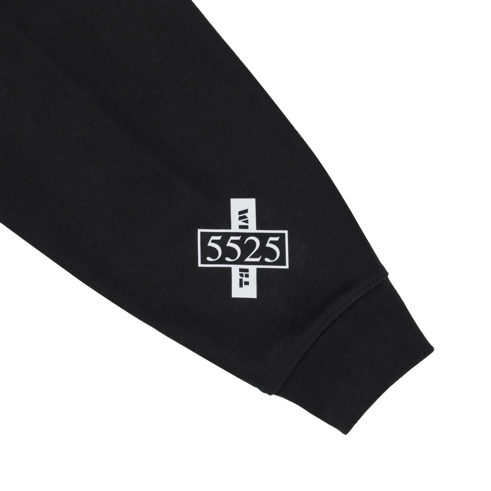 5525 × TANGRAM 5TH ANNIV. SWEAT CREW BLACK TGS-MT200