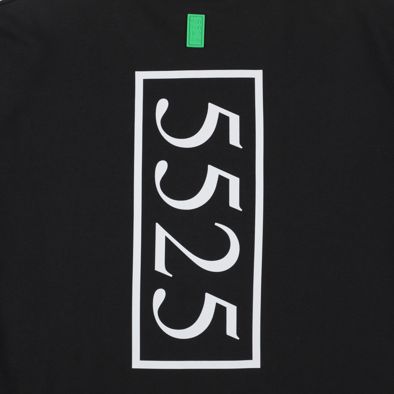 5525 × TANGRAM 5TH ANNIV. SWEAT CREW BLACK TGS-MT200