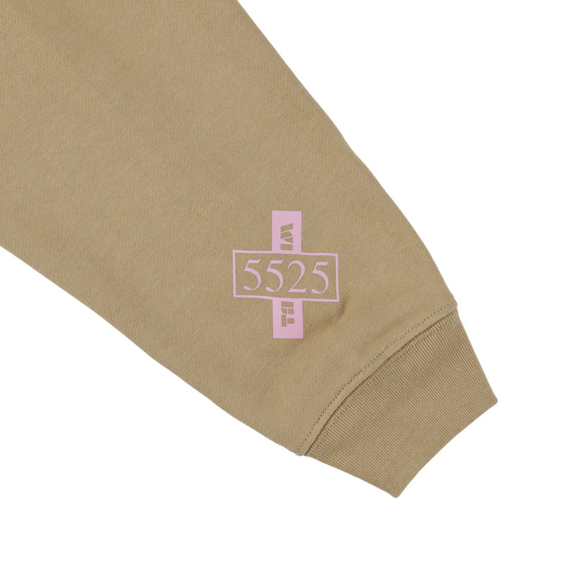 5525 × TANGRAM 5TH ANNIV. SWEAT CREW KHAKI TGS-MT200