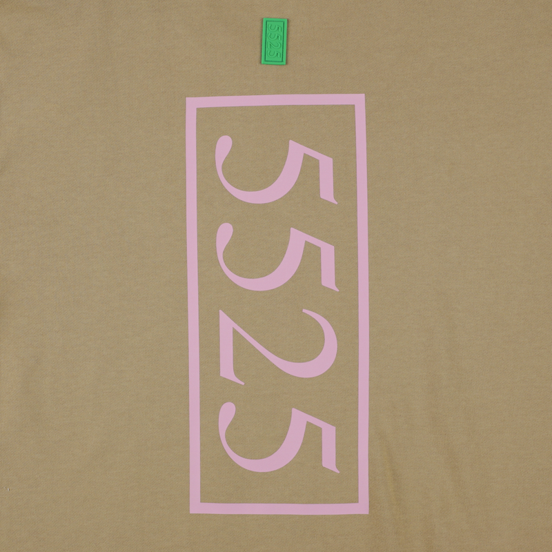 5525 × TANGRAM 5TH ANNIV. SWEAT CREW KHAKI TGS-MT200