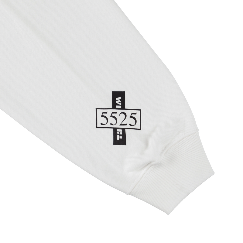 5525 × TANGRAM 5TH ANNIV. SWEAT CREW WHITE TGS-MT200