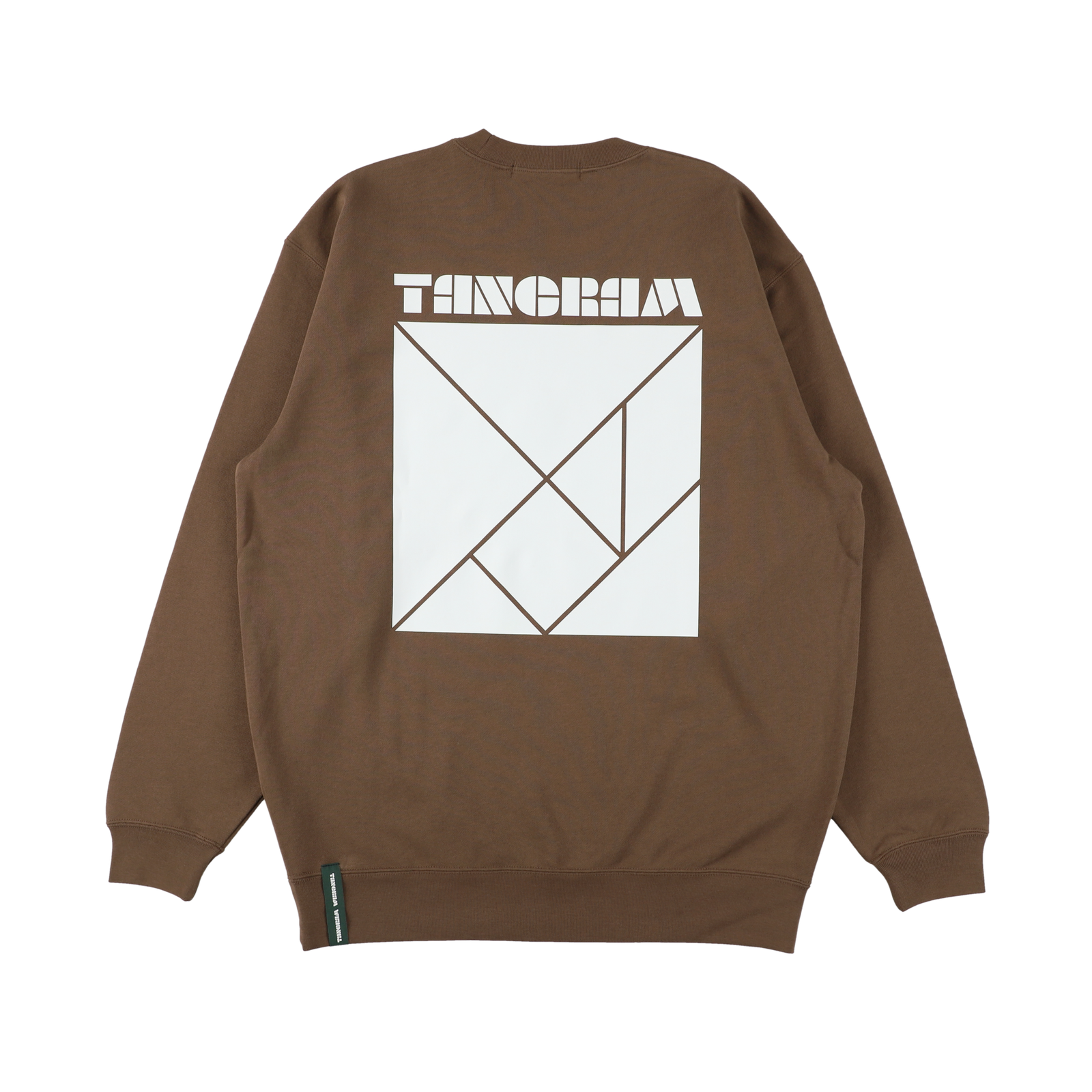 値下げ⭐️TANGRAM BASIC LOGO SWEAT CREW かグリーン BASIC LOGO SWEAT CREW BROWN TGA-MT95 – TANGRAM