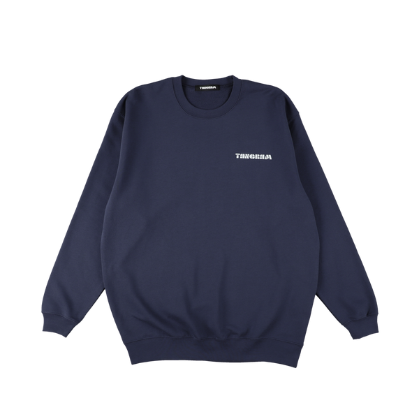 BASIC LOGO SWEAT CREW INDIGO TGA-MT95