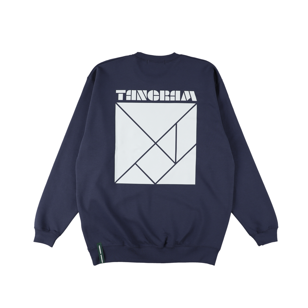 BASIC LOGO SWEAT CREW INDIGO TGA-MT95 – TANGRAM