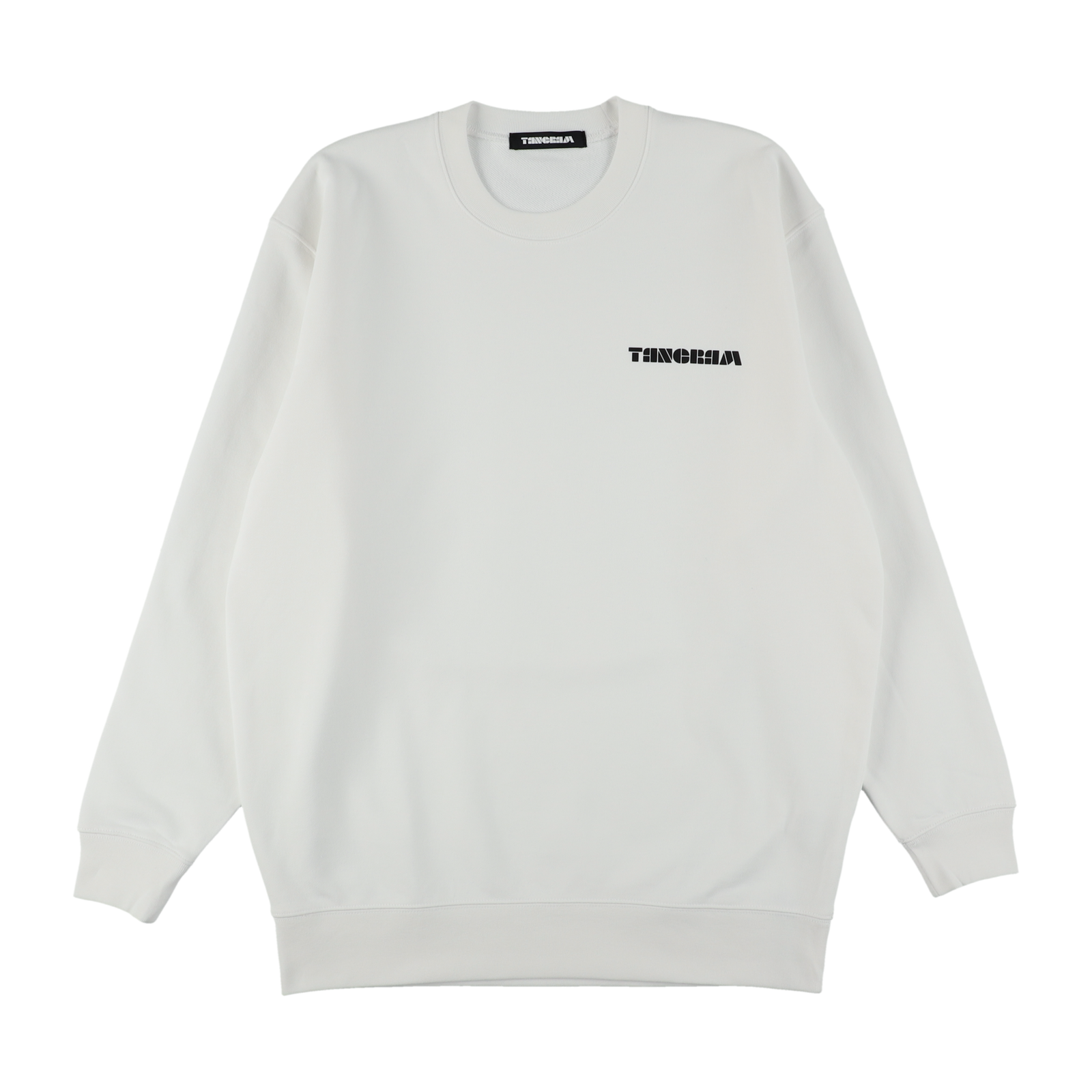 BASIC LOGO SWEAT CREW WHITE TGA-MT95 – TANGRAM BASIC LOGO SWEAT CREW WHITE TGA-MT95 – TANGRAM