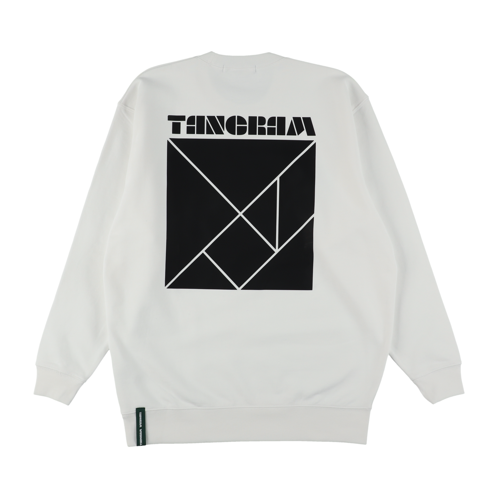 BASIC LOGO SWEAT CREW WHITE TGA-MT95 – TANGRAM BASIC LOGO SWEAT CREW WHITE TGA-MT95 – TANGRAM
