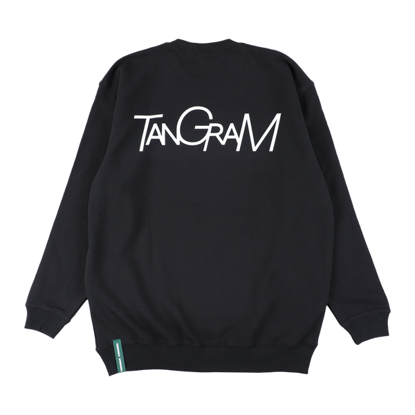 TSL LOGO SWEAT CREW BLACK TGA-MT96 – TANGRAM