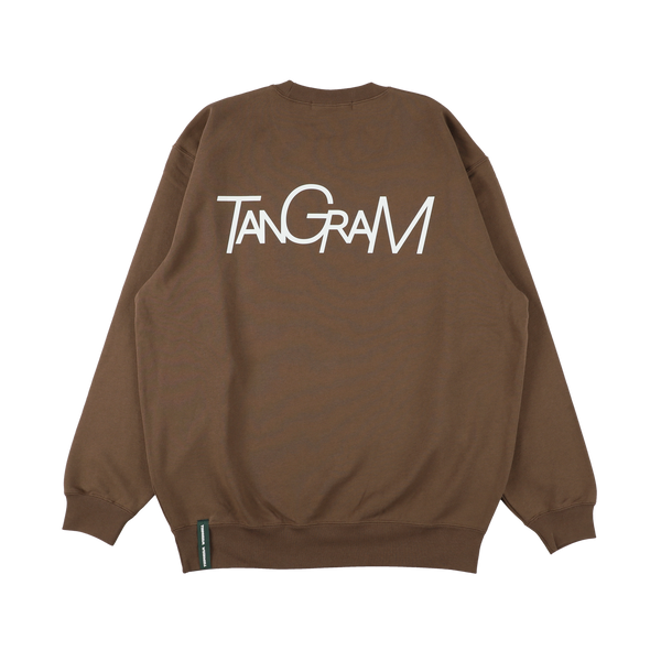 TSL LOGO SWEAT CREW BROWN TGA-MT96
