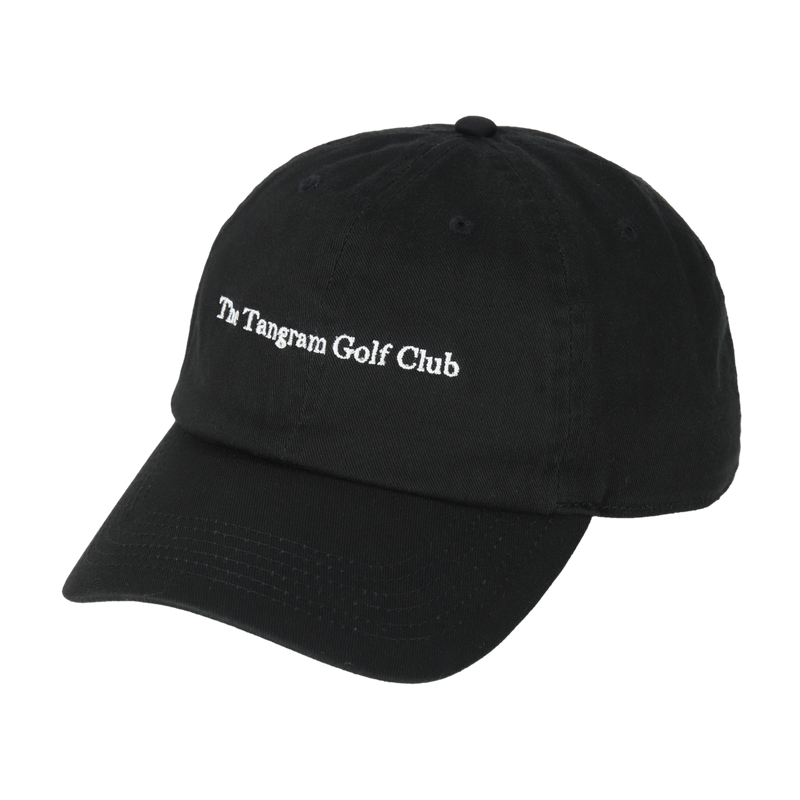 THE GOLF CLUB TWILL CAP BLACK TGA-UCAP19