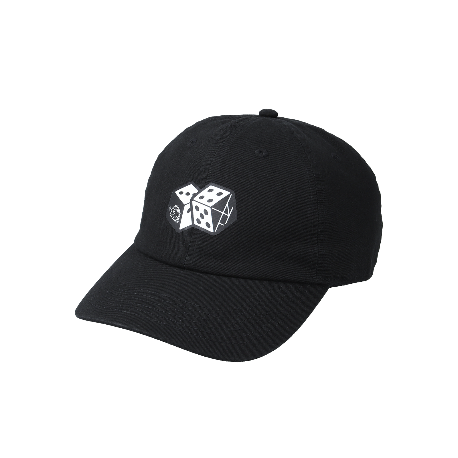 CLUBHAUS × TANGRAM DICE TWILL CAP BLACK TGA-UCAP32 CLUBHAUS × TANGRAM DICE TWILL CAP BLACK TGA-UCAP32