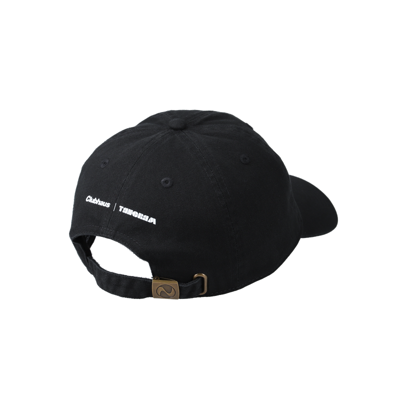 CLUBHAUS × TANGRAM DICE TWILL CAP BLACK TGA-UCAP32