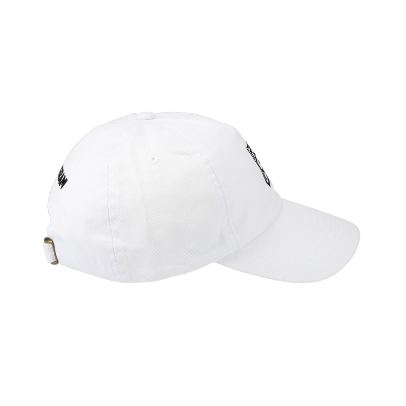 TGM EMBROIDERY TWILL CAP WHITE TGA-UCAP33