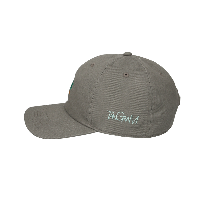 PGC × TANGRAM EMBROIDERY TWILL CAP OLIVE TGA-UCAP37