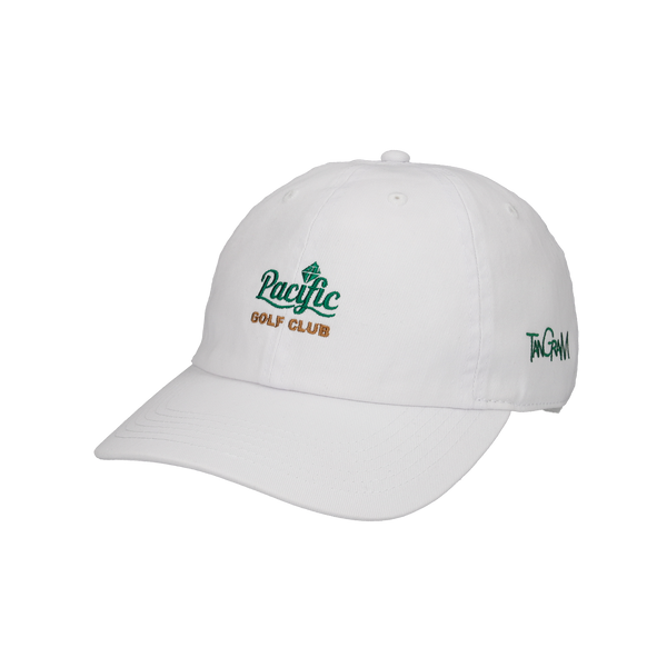 PGC × TANGRAM EMBROIDERY TWILL CAP WHITE TGA-UCAP37