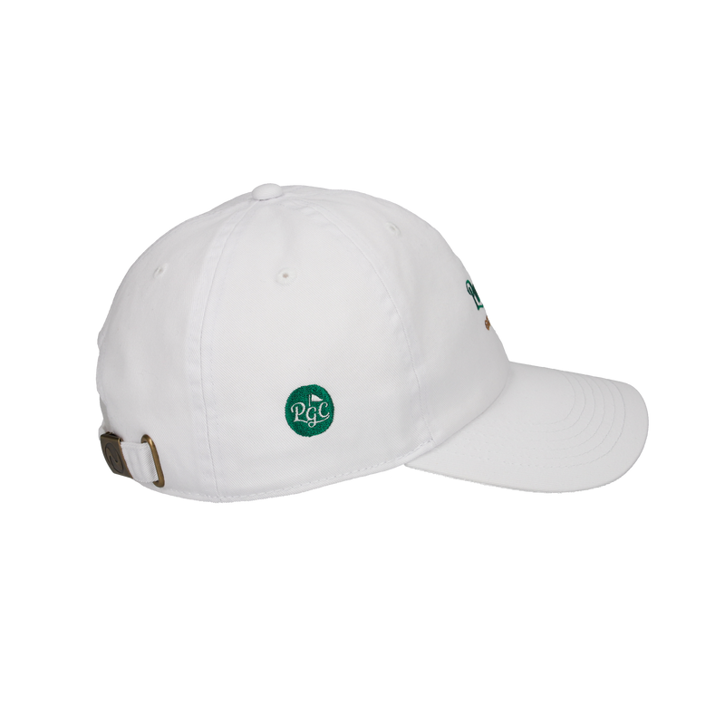 PGC × TANGRAM EMBROIDERY TWILL CAP WHITE TGA-UCAP37
