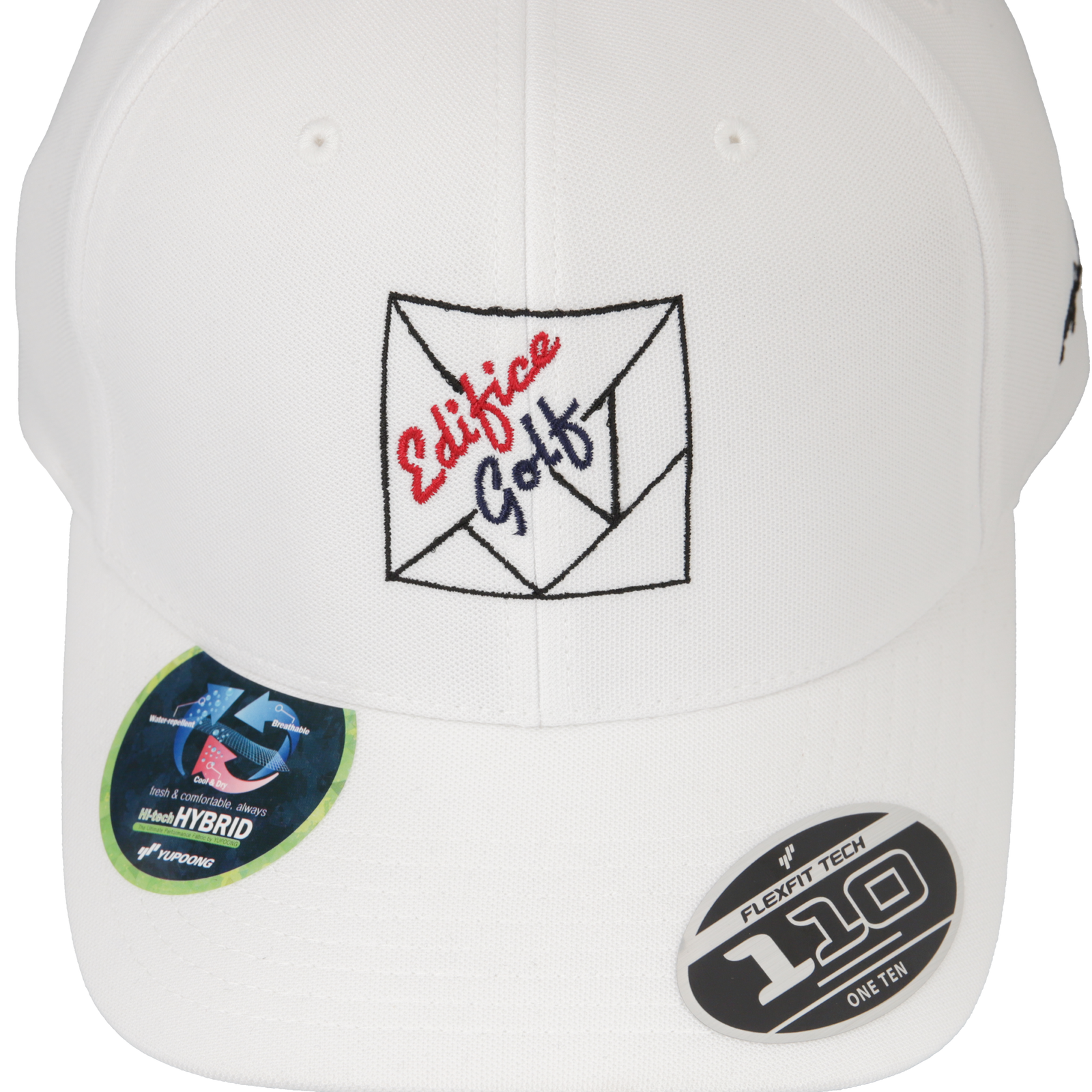 EDIFICE GOLF × TANGRAM FLEXFIT 110® CAP WHITE TGA-UCAP46