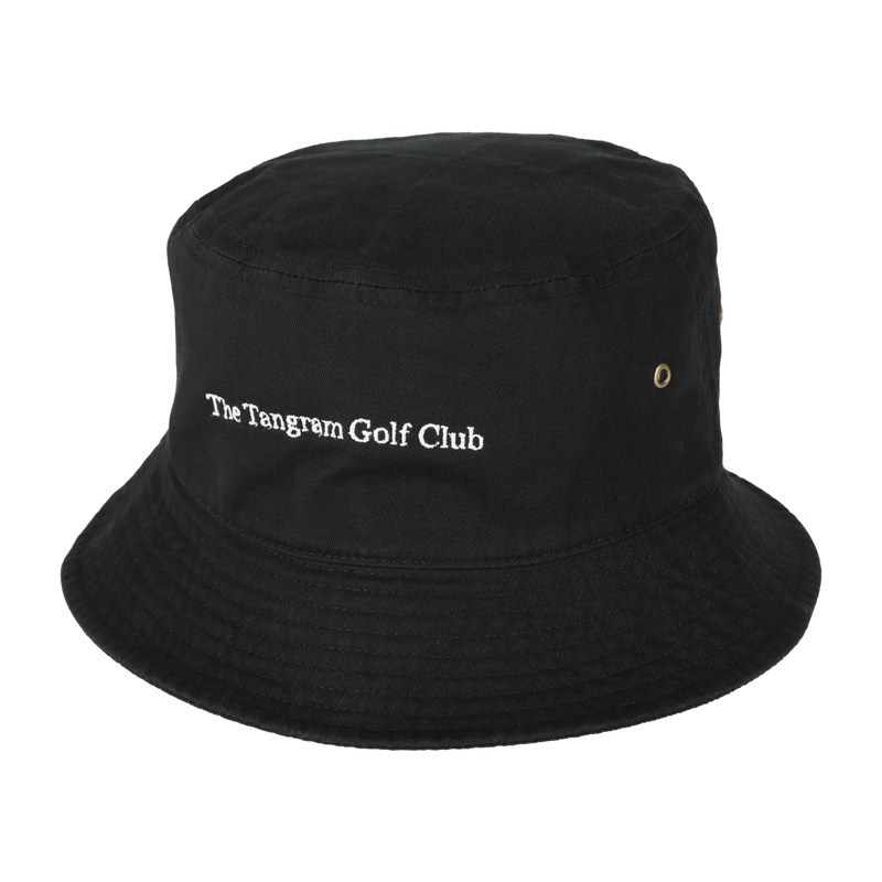 THE GOLF CLUB BUCKET HAT BLACK TGA-UHAT19