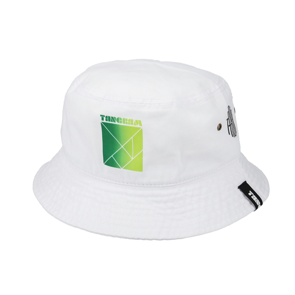 GRADATION LOGO BUCKET HAT WHITE TGA-UHAT36