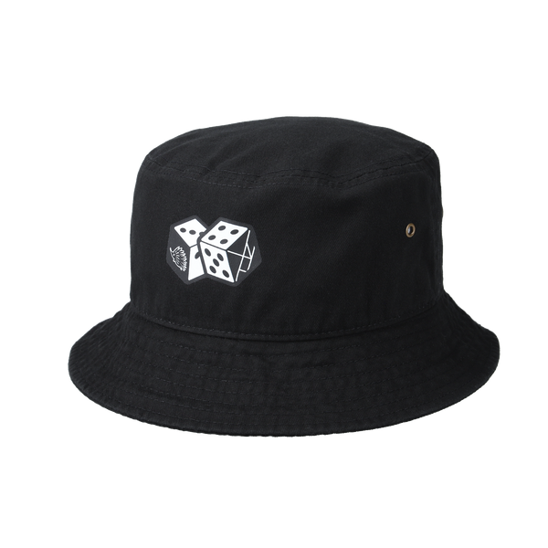 CLUBHAUS × TANGRAM DICE BUCKET HAT BLACK TGA-UHAT37