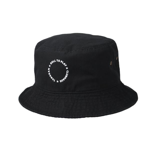 CLUBHAUS × TANGRAM DICE BUCKET HAT BLACK TGA-UHAT37