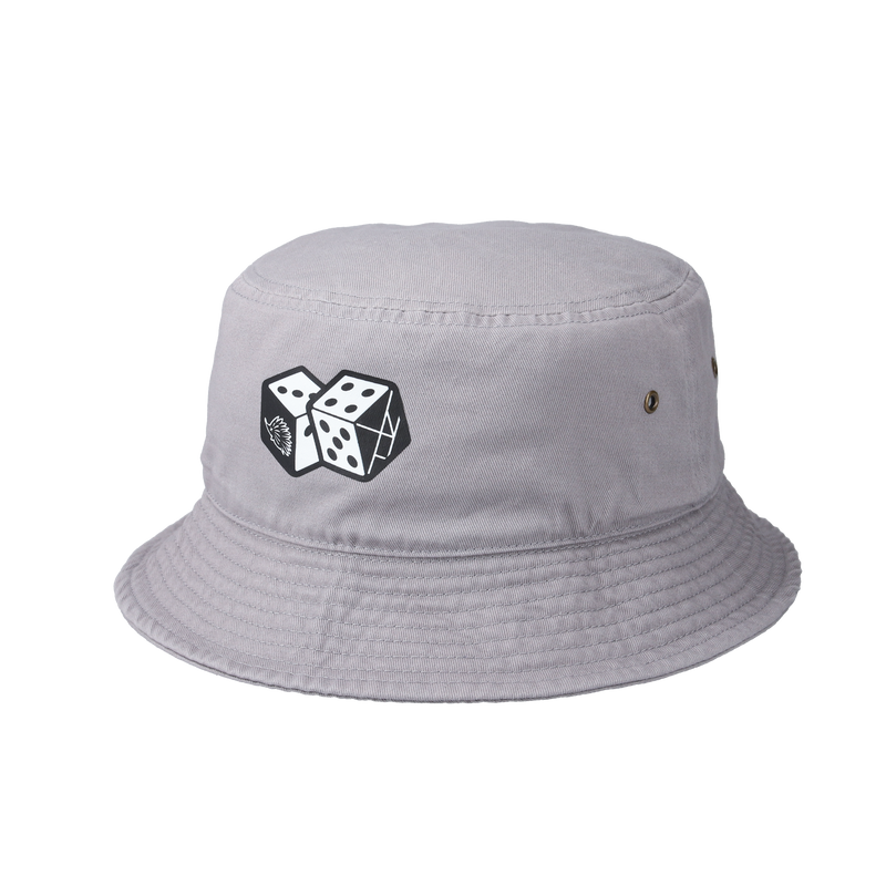 CLUBHAUS × TANGRAM DICE BUCKET HAT GRAY TGA-UHAT37