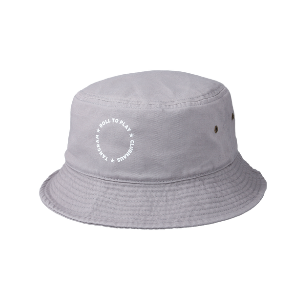 CLUBHAUS × TANGRAM DICE BUCKET HAT GRAY TGA-UHAT37