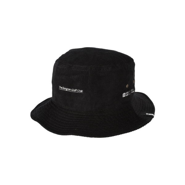 GOLF CLUB CORDUROY BUCKET HAT BLACK TGA-UHAT38