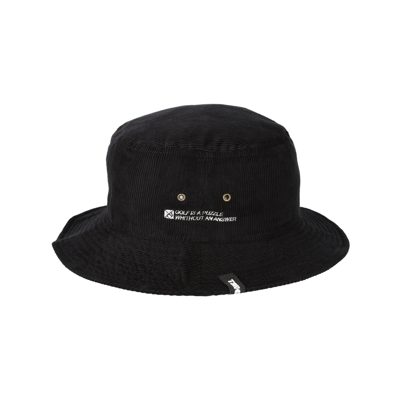 GOLF CLUB CORDUROY BUCKET HAT BLACK TGA-UHAT38