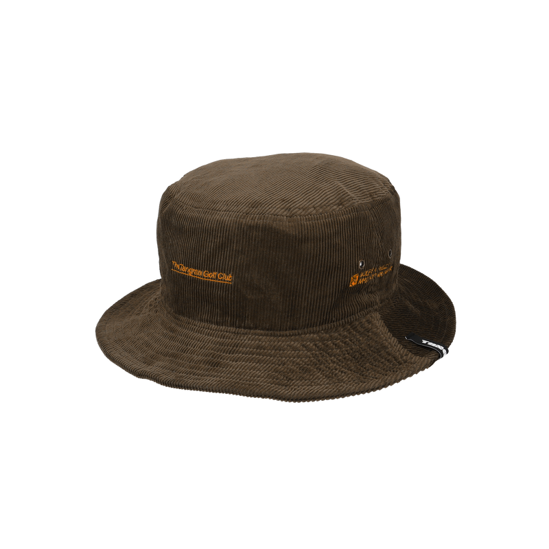 GOLF CLUB CORDUROY BUCKET HAT BROWN TGA-UHAT38